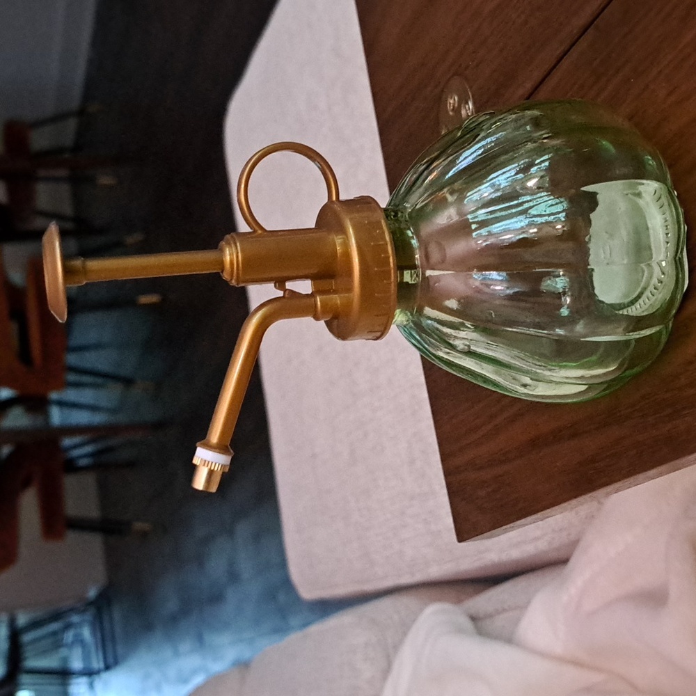 Green Glass Plant Mister NEW